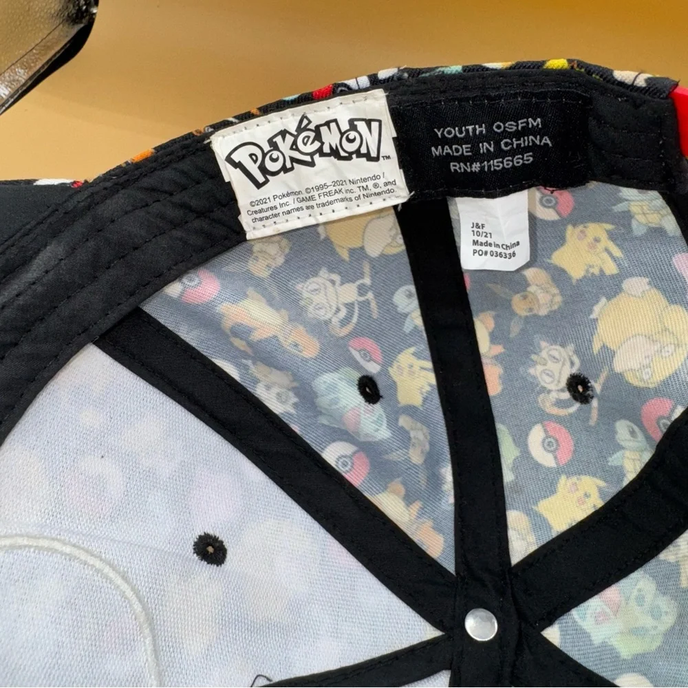 Pokemon Pikachu Caps Set -‎ Blue and Multicolor